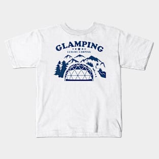 Glamping Dome Luxury Camping Kids T-Shirt